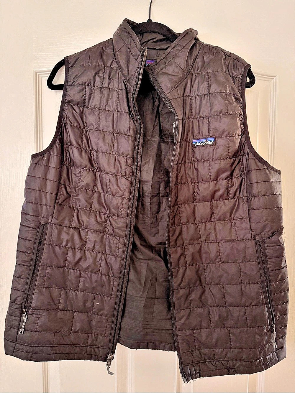 Patagonia Nano Puff Vest Quilted Vest, Black, XL